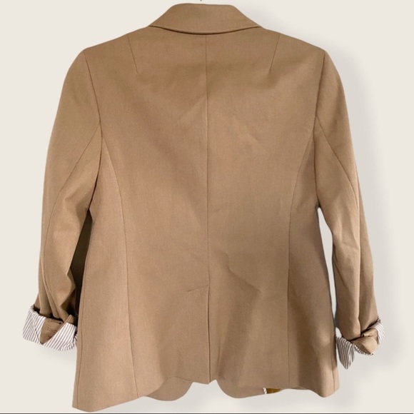 Banana Republic Long and Lean tan blazer - Picture 2 of 4